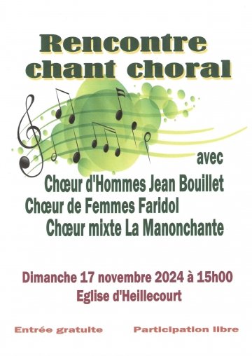 Rencontre chant choral