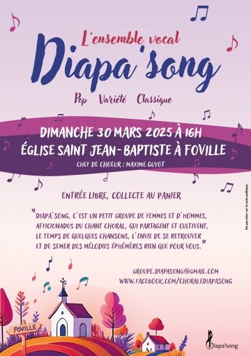 Groupe vocal Diapa'song à Foville